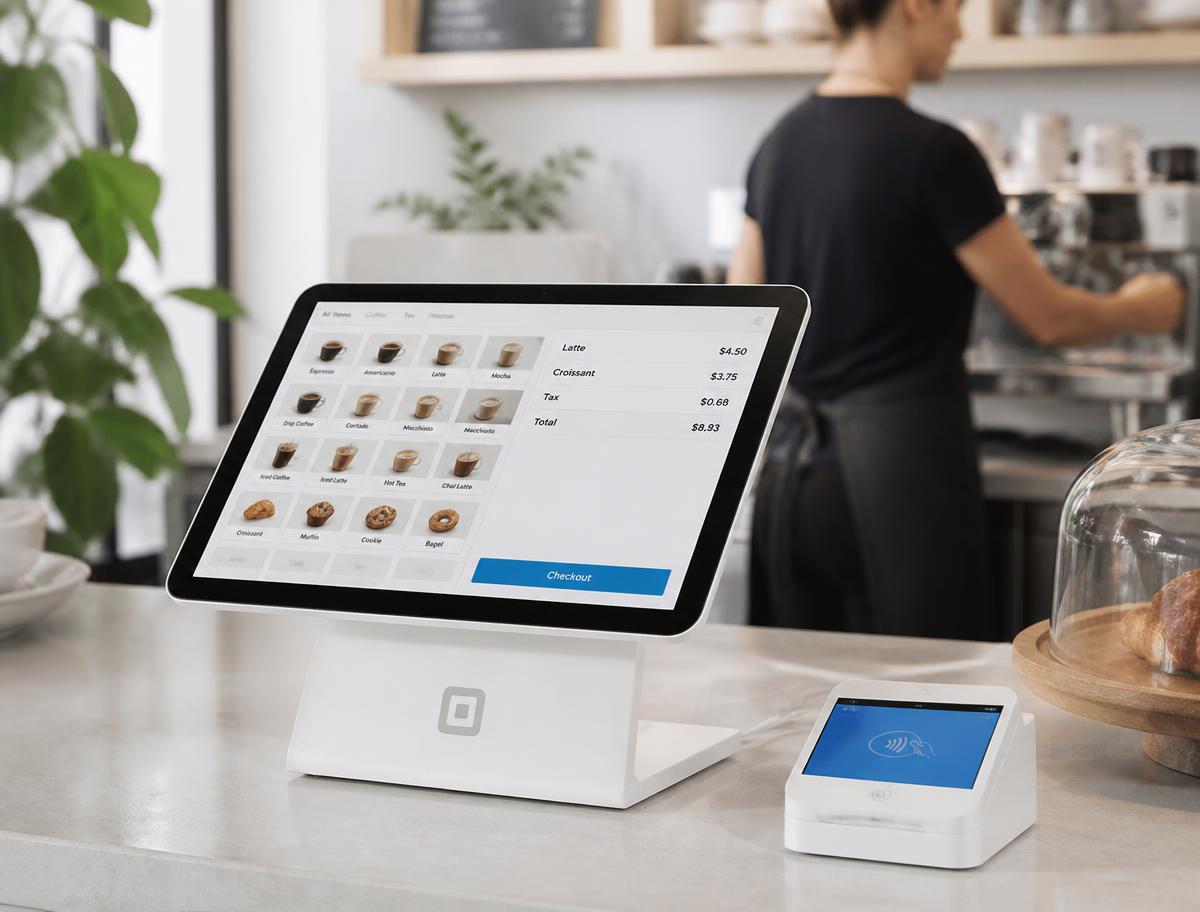 Tablet POS in use